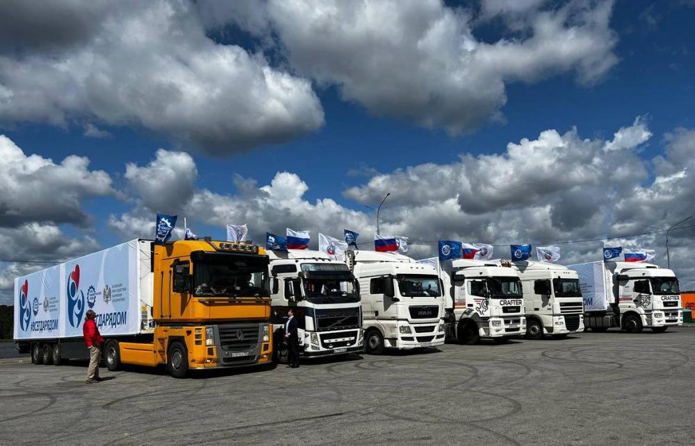 Владимир Гутенев передал 120 тонн помощи переселенцам Донбасса