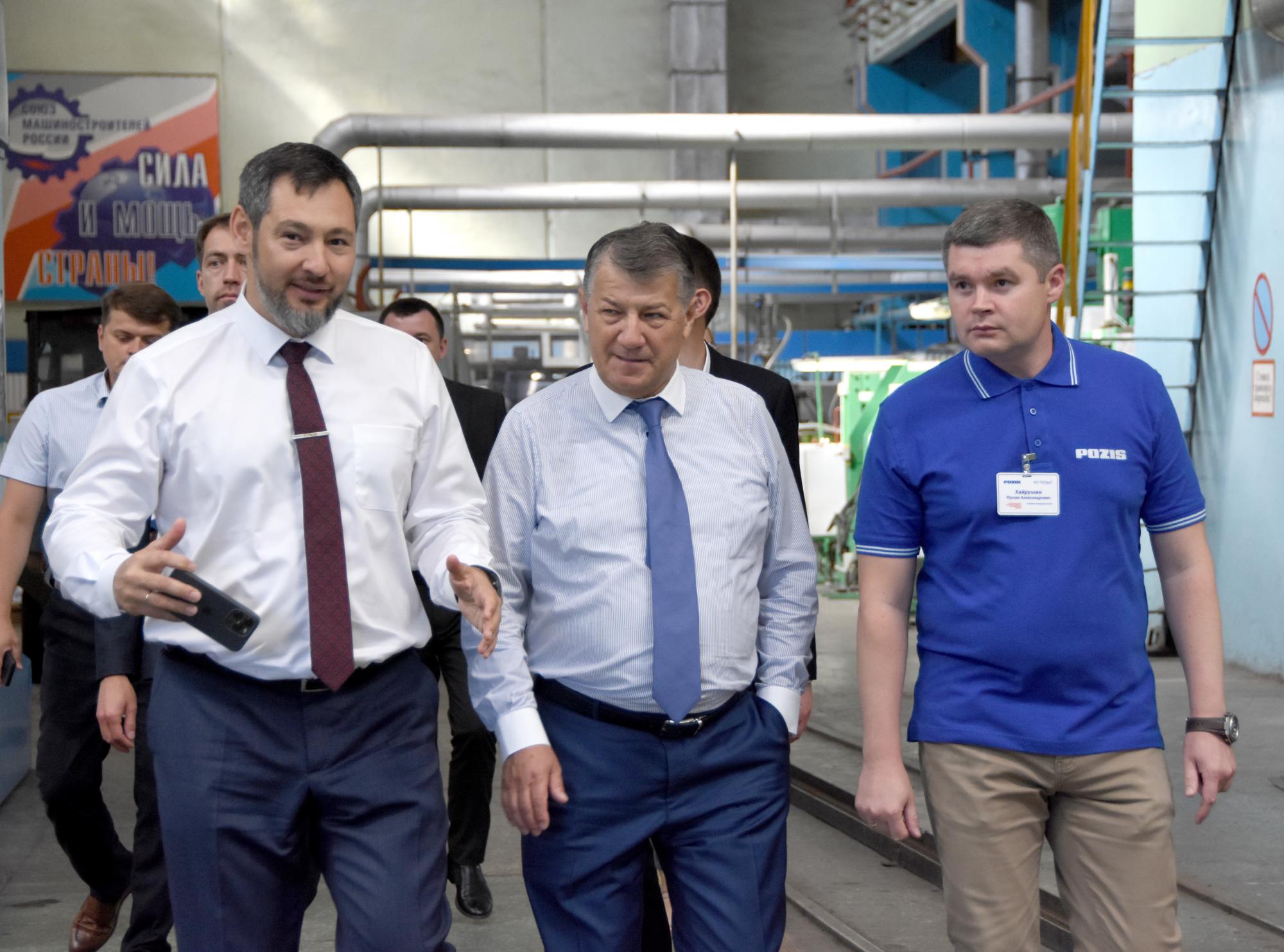 POZIS продемонстрировал производственные возможности министру промышленности и торговли Республики Татарстан