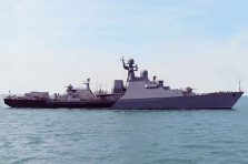 Ракетный корабль «Дагестан» посетил Баку (Азербайджан)