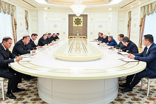 Президент Республики Татарстан Рустам Минниханов встретился с Президентом Туркменистана Гурбангулы Бердымухамедовым