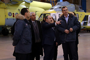 Казанский вертолетный завод посетил министр промышленности и технологий Турции