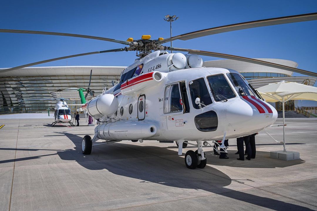 Татарстанские Ми-17-1В и Ансат представили в Туркменистане